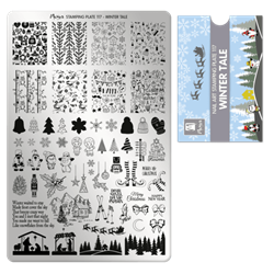 Winter Tale, Stamping Plade NO. 117, Moyra